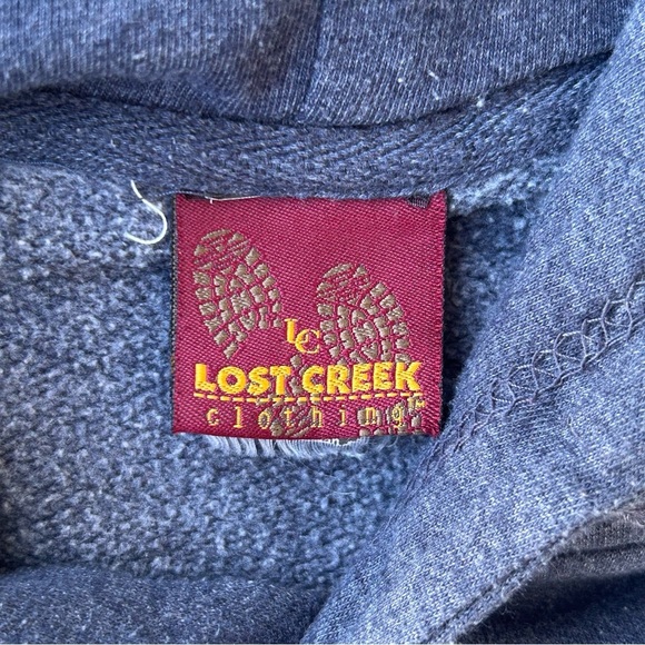 Navy Blue Bass Fish Graphic Hoodie - Picture 4 of 7